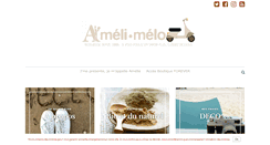 Desktop Screenshot of amelimelo.fr